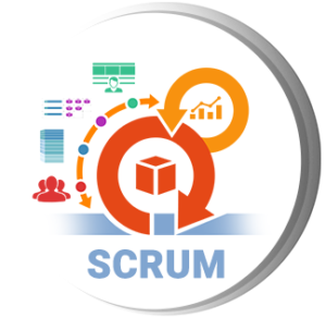 Course Overview infographic for Texavi's Scrum Agile Development Methodology