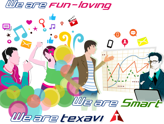 Infographic for the Why Texavi Section - We are smart, we are TEXAVI