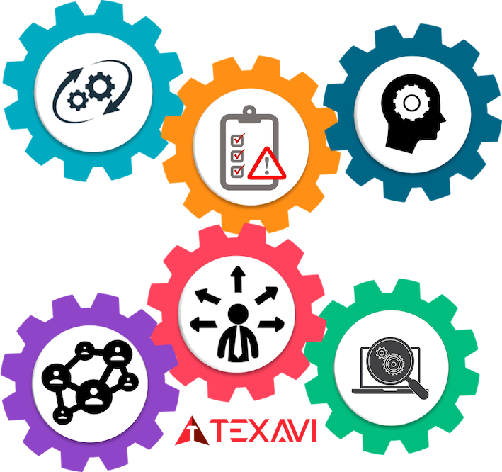 Course infographic for TEXAVI's course on Advanced concepts and features in Jira