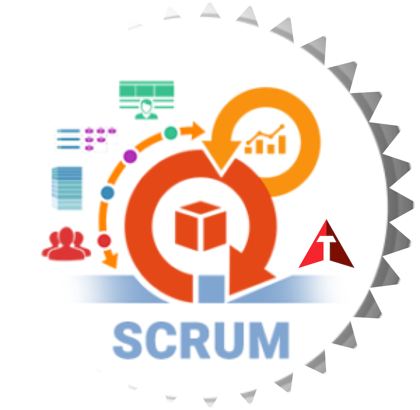 Course Outline Infographic for TEXAVI course on Scrum Master Certification 