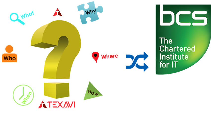 Course Overview Infographic for TEXAVI Workshop on BCS Business Analysis Oral Exam Preparation